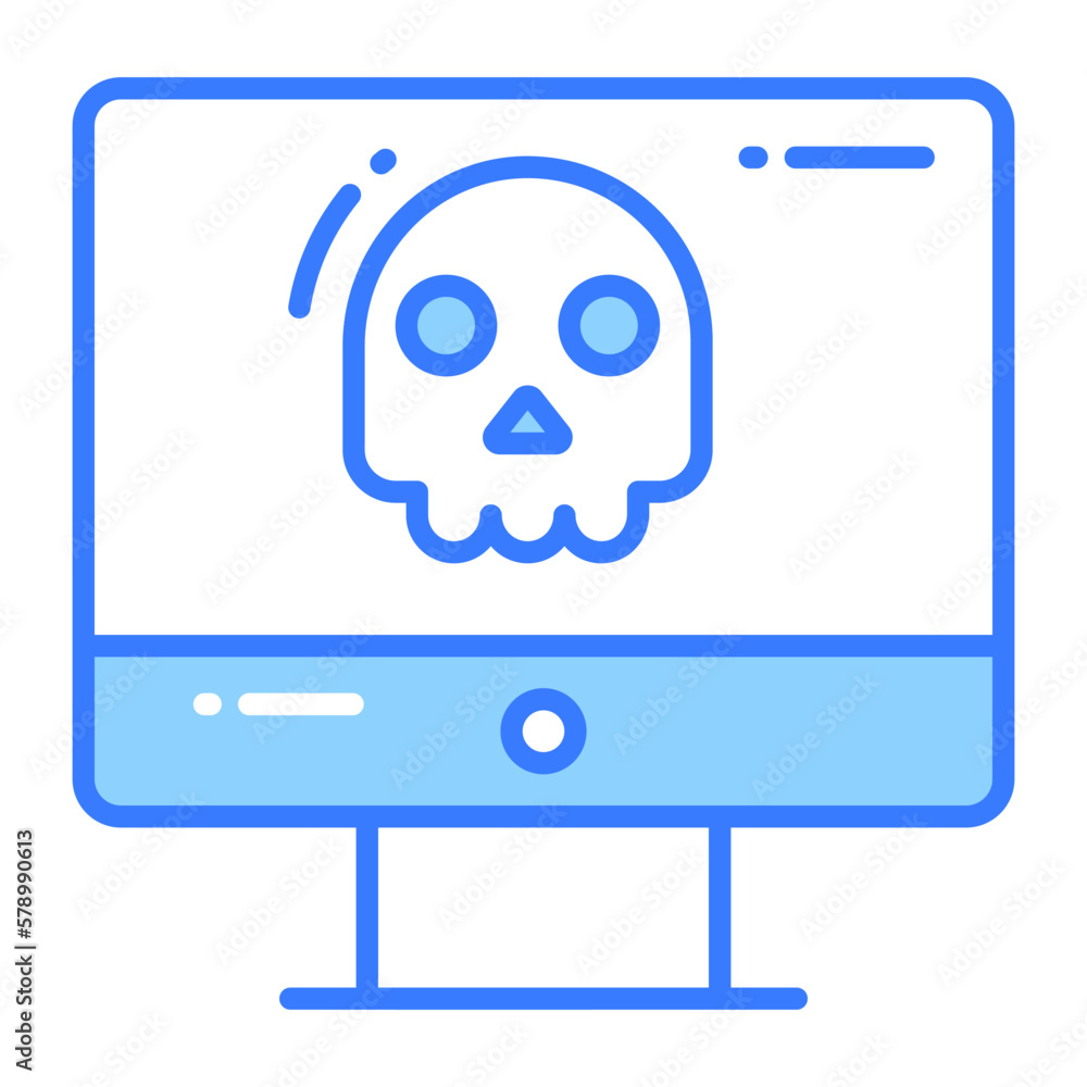 Computer hacking vector design in modern style, premium icon Computer hacking vector design in modern style, premium icon