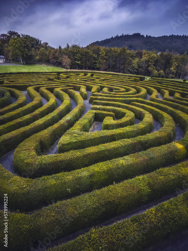 The peace maze è un bellissimo labirinto situato in uno splendido parco tra l'Irlanda e l' Irlanda del nord. Perdersi è molto facile.