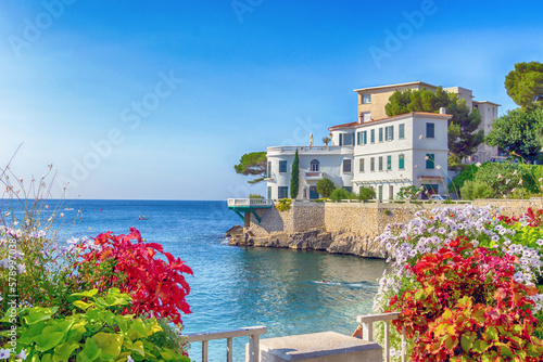 View of Cote d'Azur, France