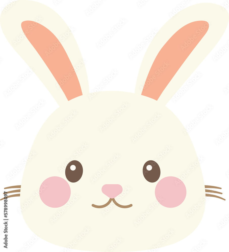 Easter cube bunny little rabbit for holiday design concept. Easter cube bunny little rabbit for holiday design concept.