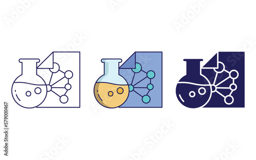 Chemistry vector icon