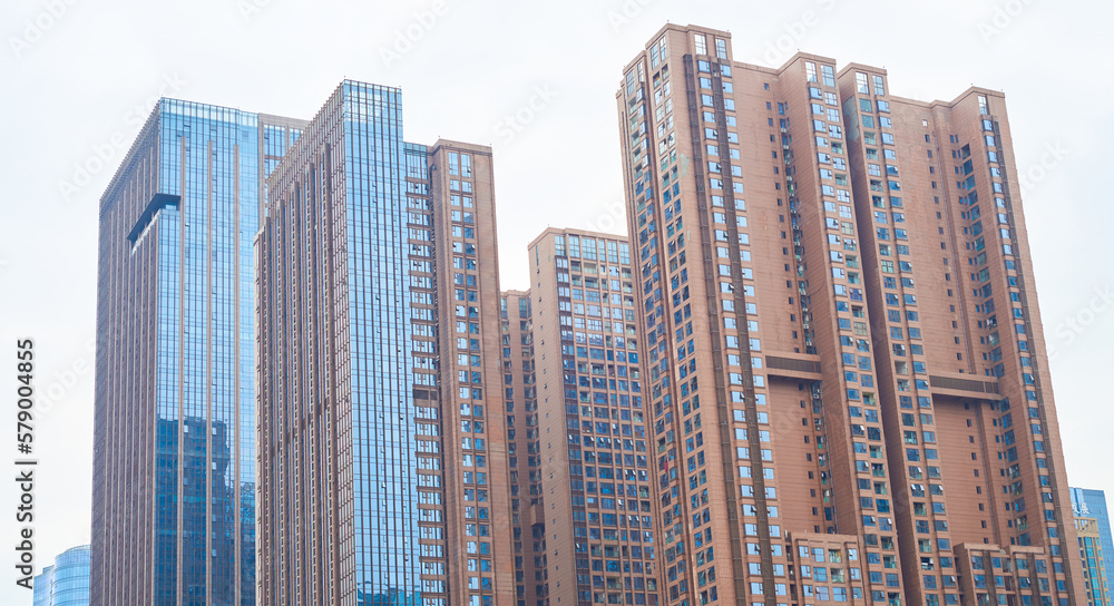 High-rise buildings in Chengdu, China