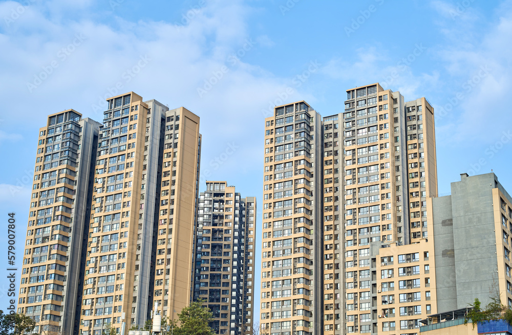High-rise buildings in Chengdu, China