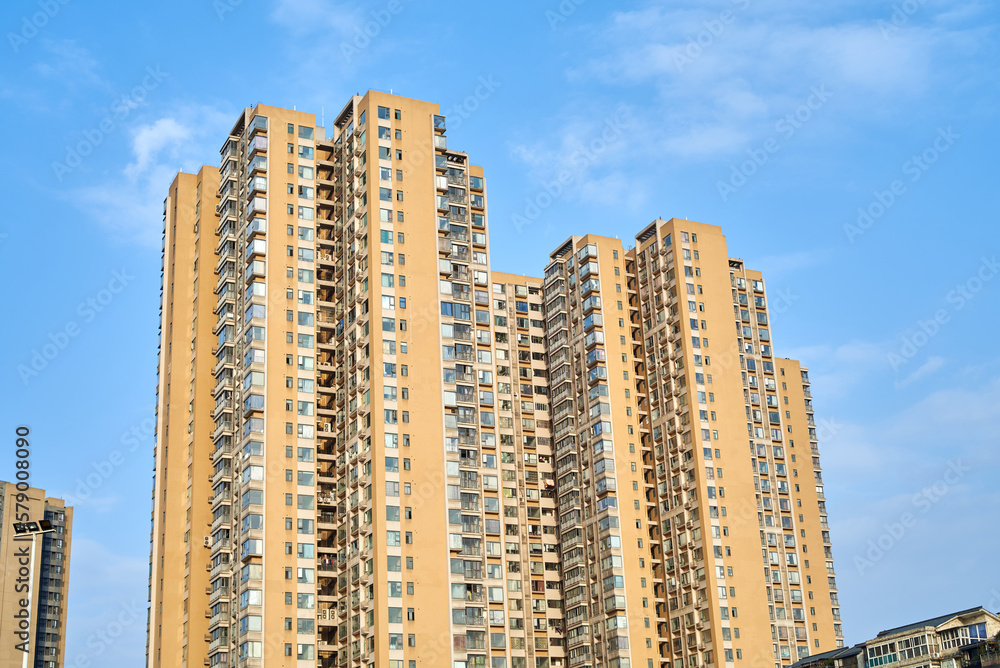 Fototapeta premium High-rise buildings in Chengdu, China
