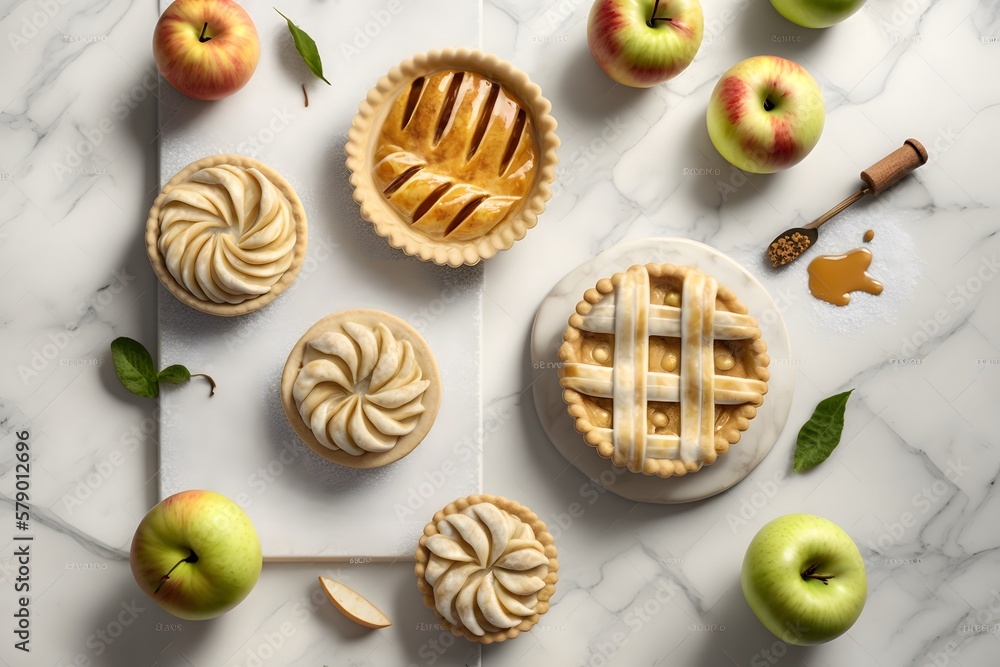 apple pie created using AI Generative Technology