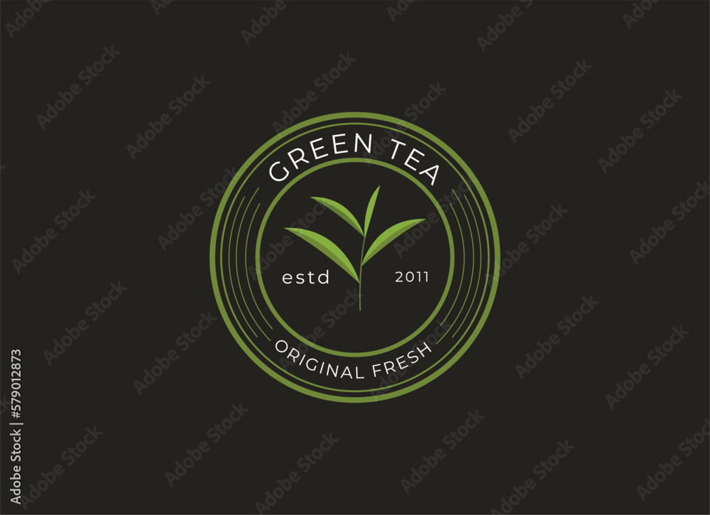 Tea leaf logo design template. icon for tea shop, tea store, packaging product. Tea leaf logo design template. icon for tea shop, tea store, packaging product.