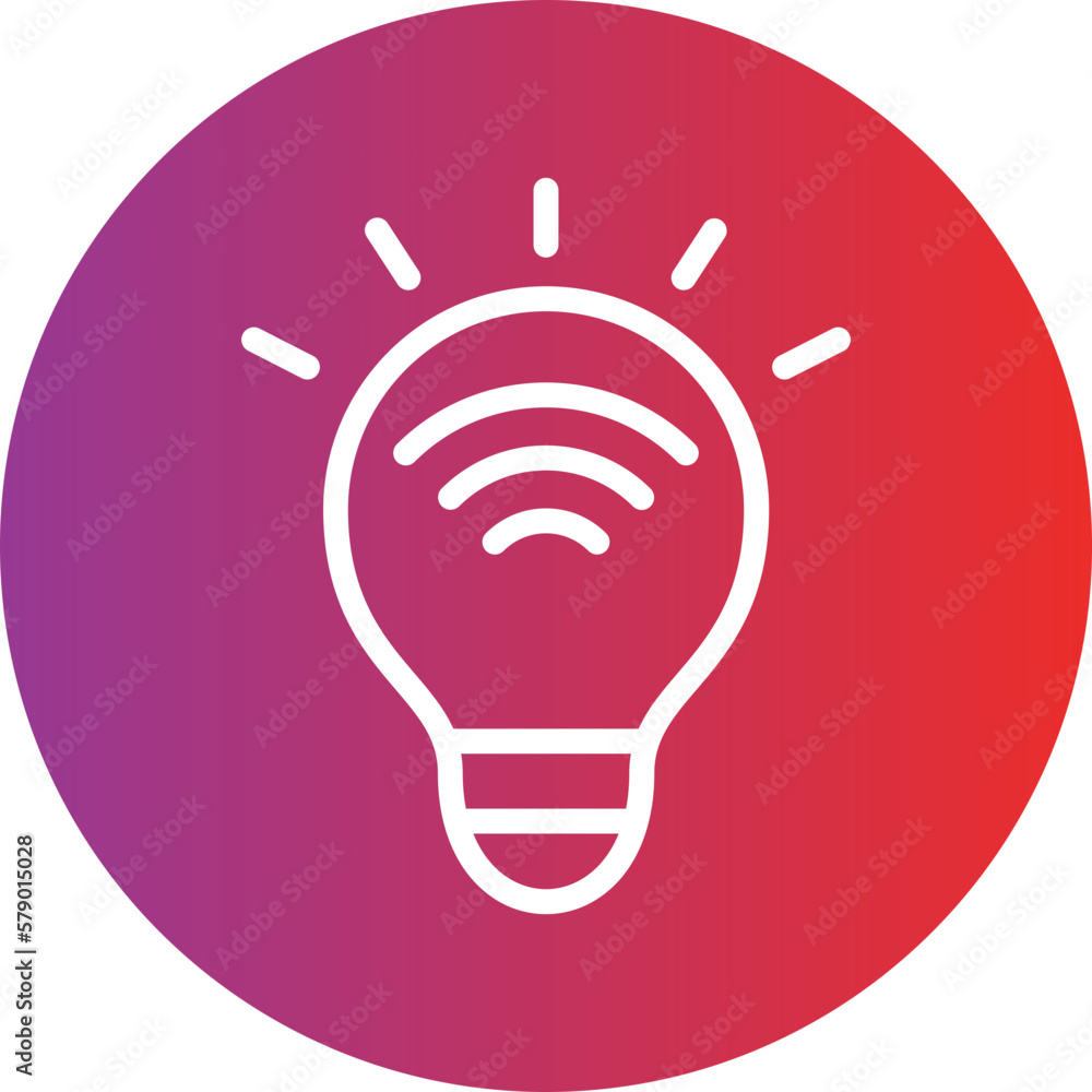 Vector Design Smart Lighting Icon Style Vector Design Smart Lighting Icon Style