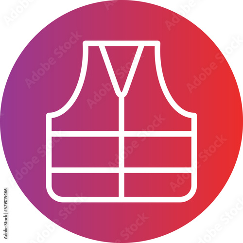 Vector Design Life Jacket Icon Style