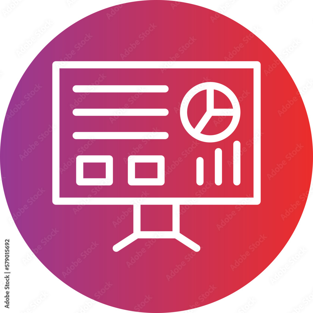 Vector Design Presentation Icon Style Vector Design Presentation Icon Style