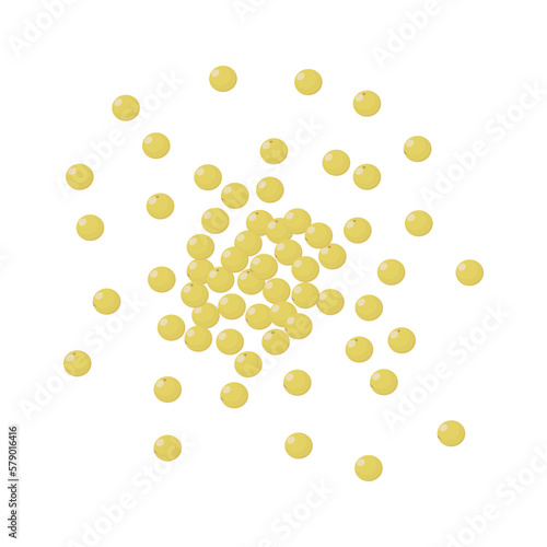 Vector illustration of organic millet.