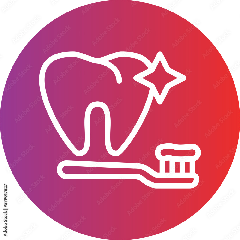 Obraz premium Vector Design Clean Tooth Icon Style