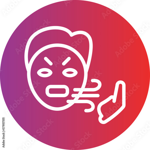 Vector Design Bad Breath Icon Style