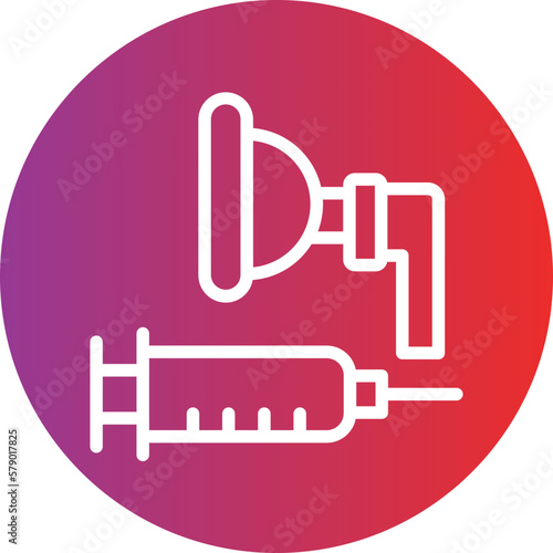 Vector Design Anesthesia Icon Style