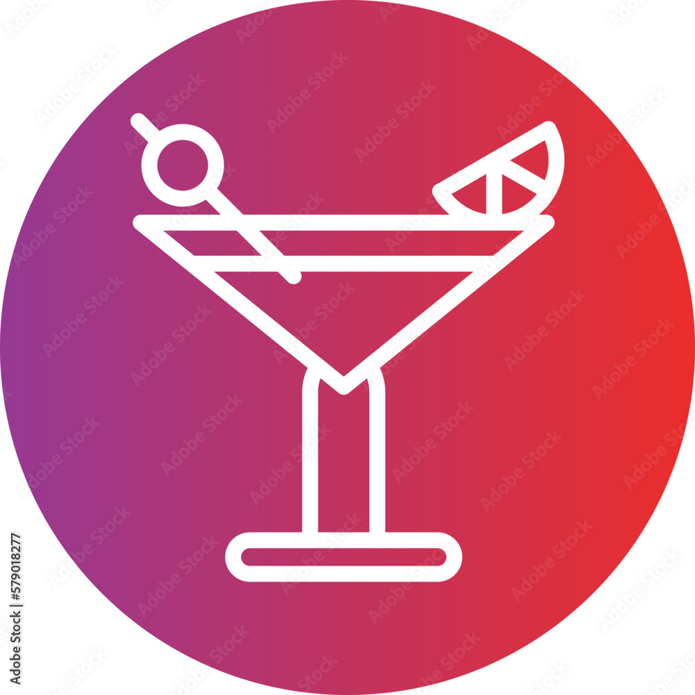Vector Design Cocktail Icon Style Vector Design Cocktail Icon Style