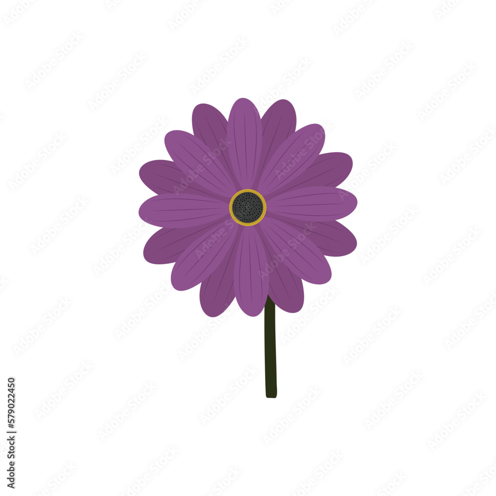  A beautiful flower vector artwork