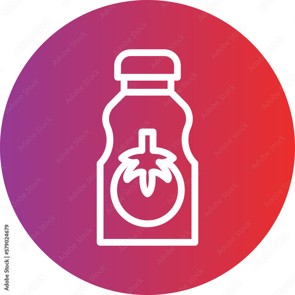 Vector Design Tomato Sauce Icon Style Vector Design Tomato Sauce Icon Style