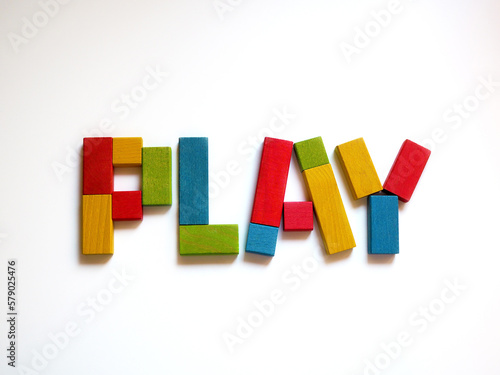 play inscription lettering  superscription, photo