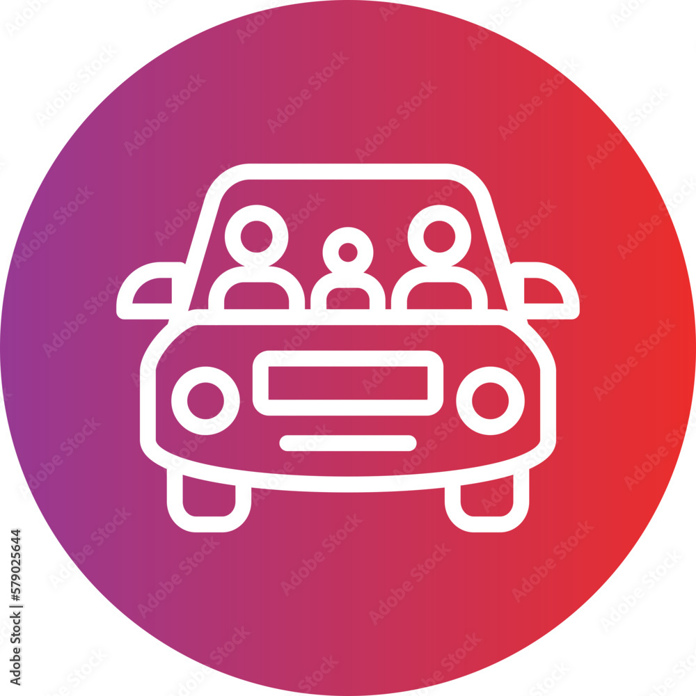 Vector Design Family Car Icon Style Vector Design Family Car Icon Style