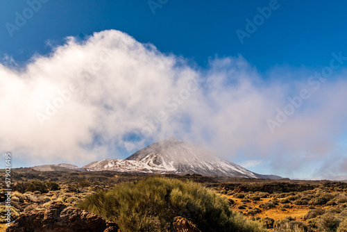 Paisaje en el Parque Nacional del Teide.