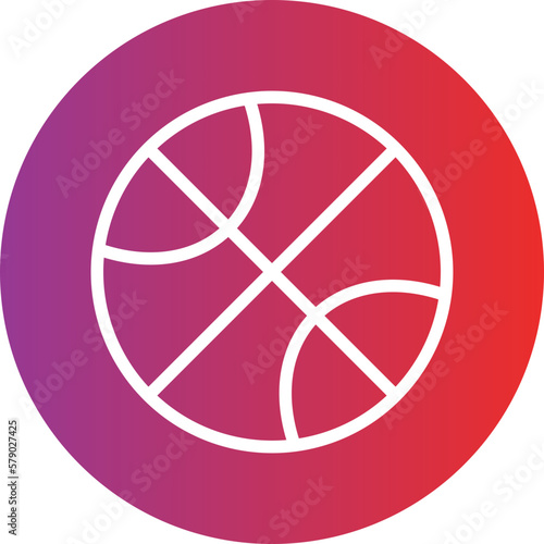 Vector Design Basketball Icon Style