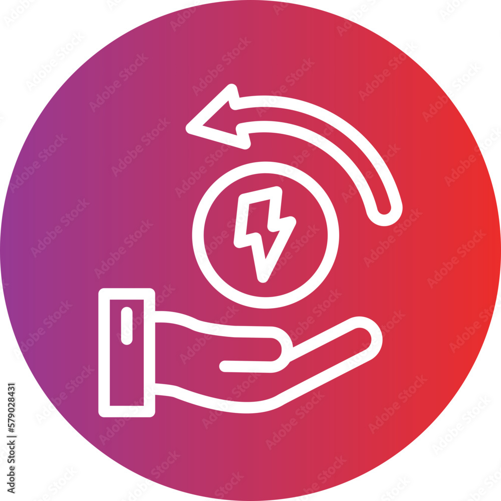 Vector Design Energy Saving Icon Style Vector Design Energy Saving Icon Style