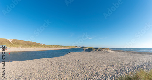 Lagune am Strand von Schoorl - Camperduin. Provinz Nordholland in den Niederlanden photo