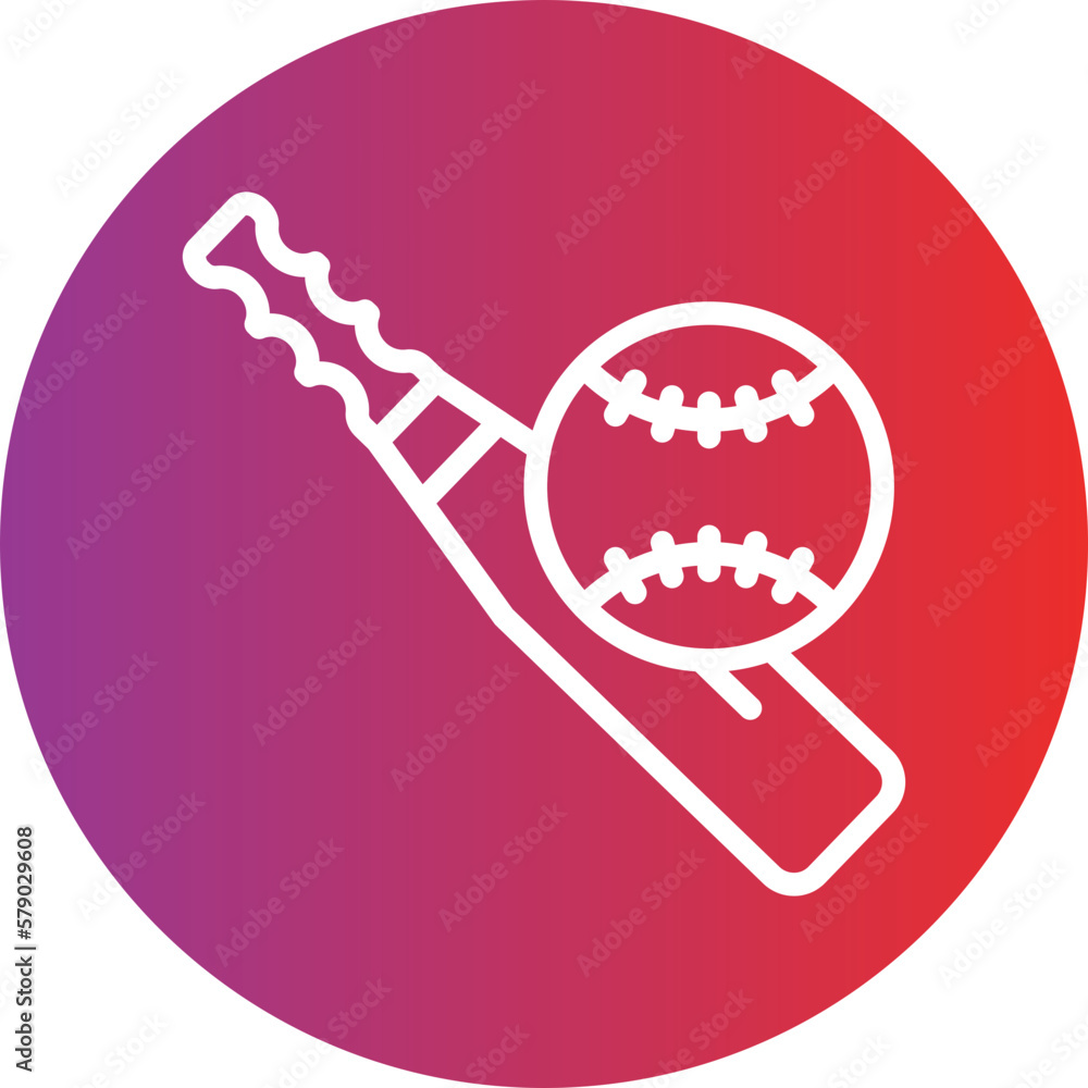Obraz premium Vector Design Baseball Icon Style