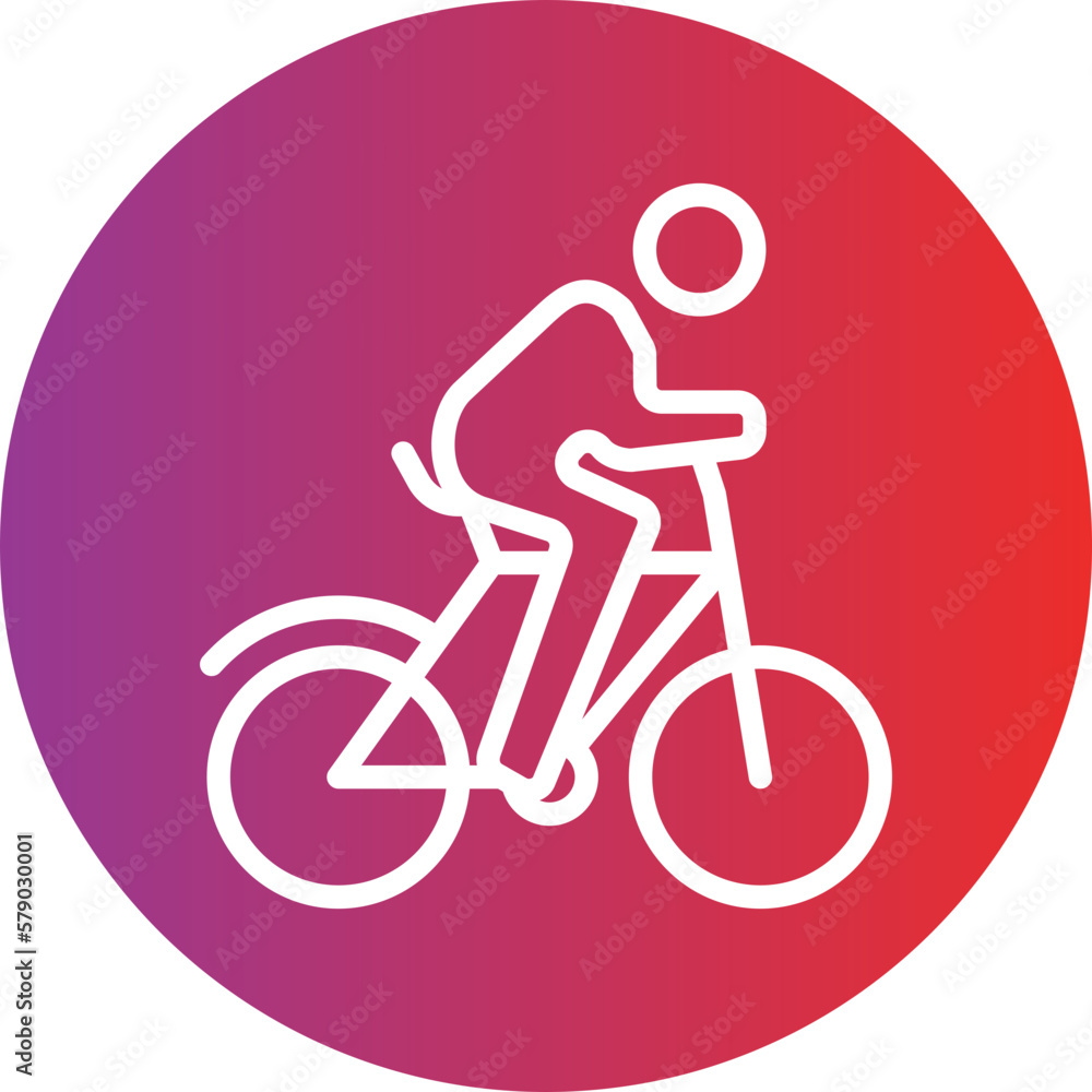 Fototapeta premium Vector Design Cycling Icon Style