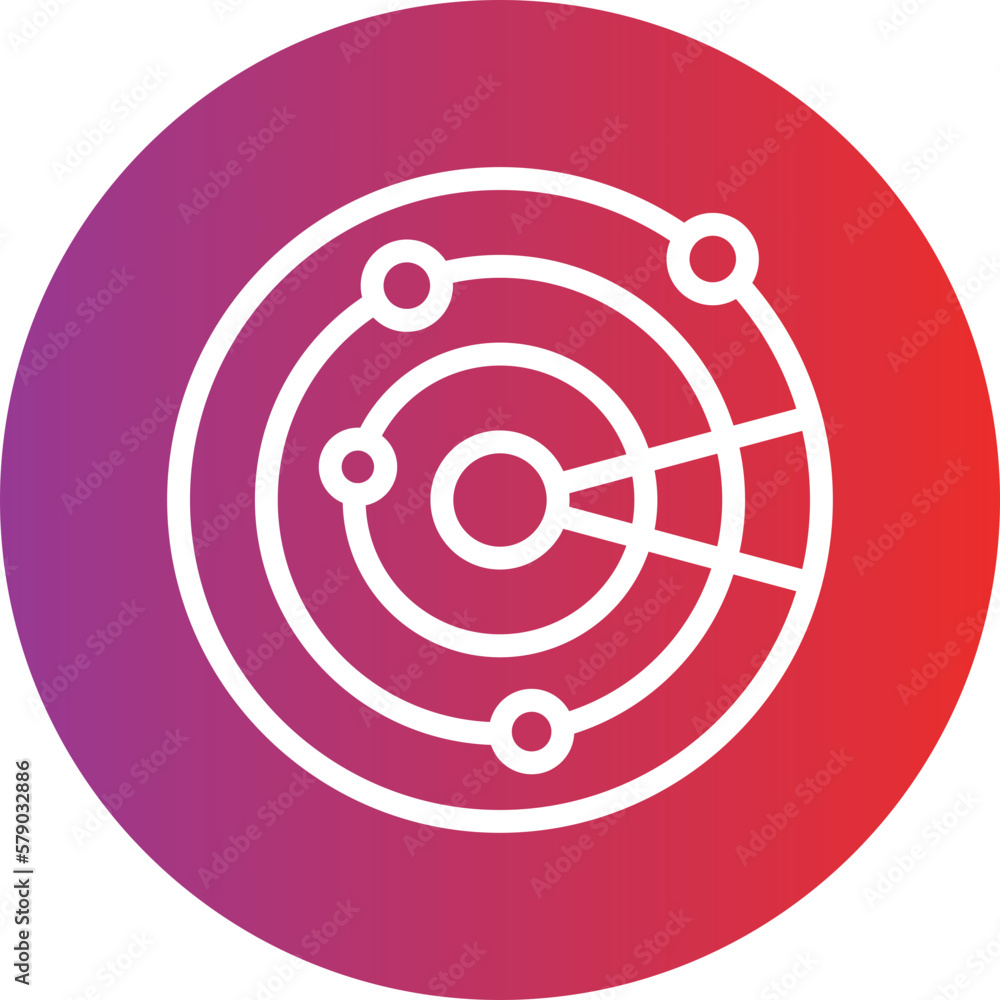Vector Design Radar Icon Style Vector Design Radar Icon Style
