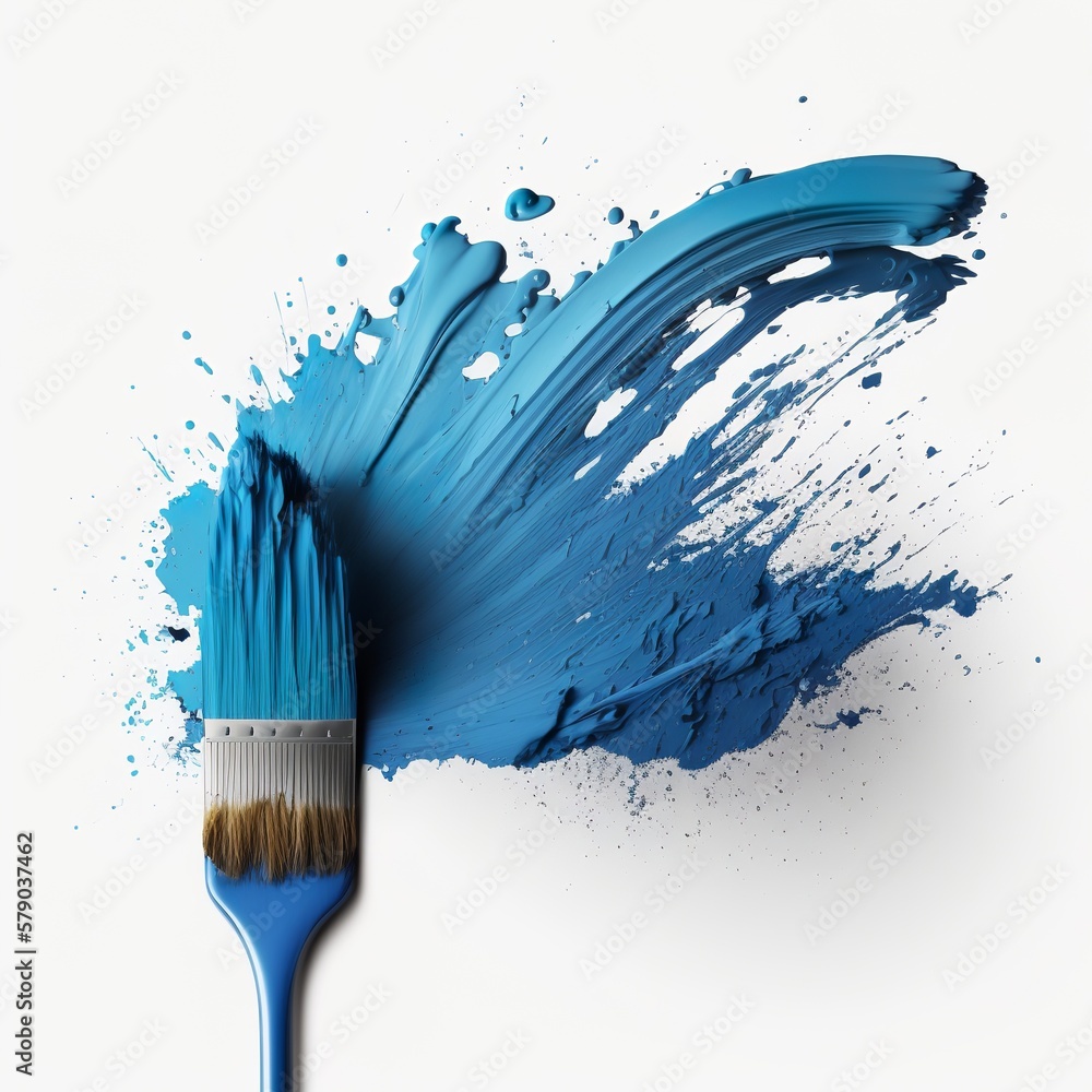 Dark Blue Paint Splash