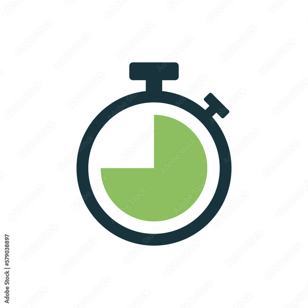 Stopwatch Icon Vector Template Stopwatch Icon Vector Template