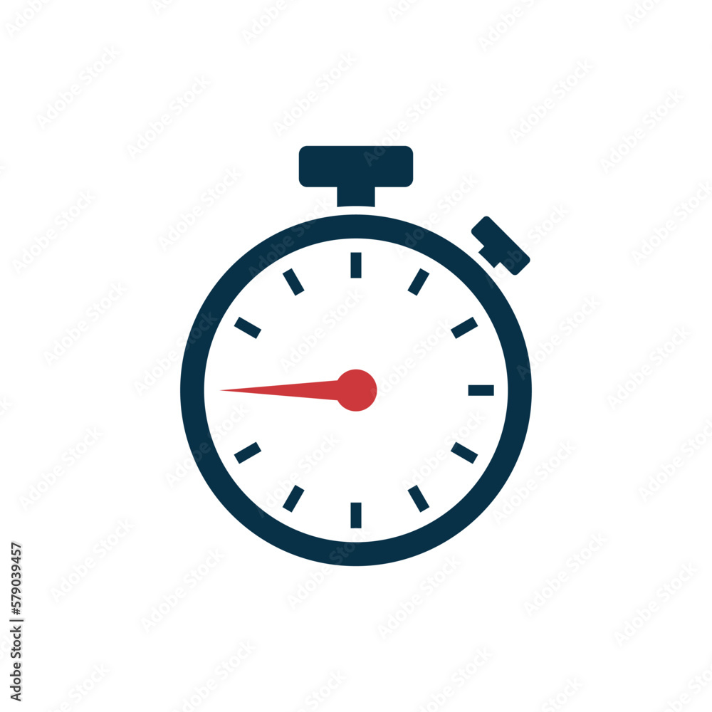 Stopwatch Icon Vector Template Stopwatch Icon Vector Template