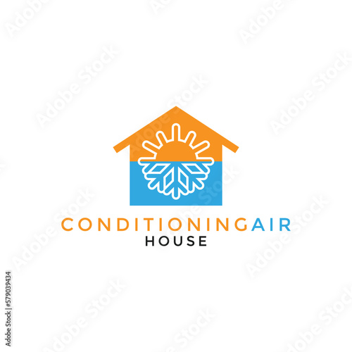 Logo design conditioning air house