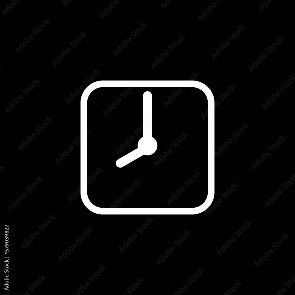 Clock Icon Vector Template Clock Icon Vector Template