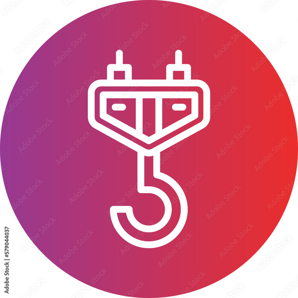 Vector Design Hook Icon Style Vector Design Hook Icon Style