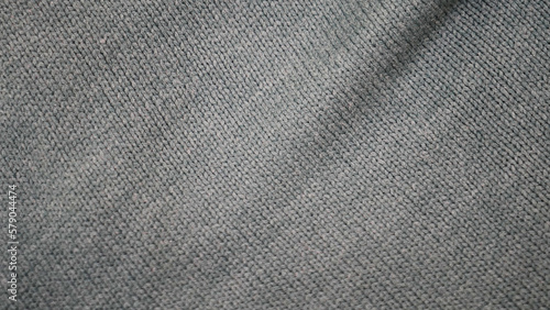 The texture of grey fabric. Background