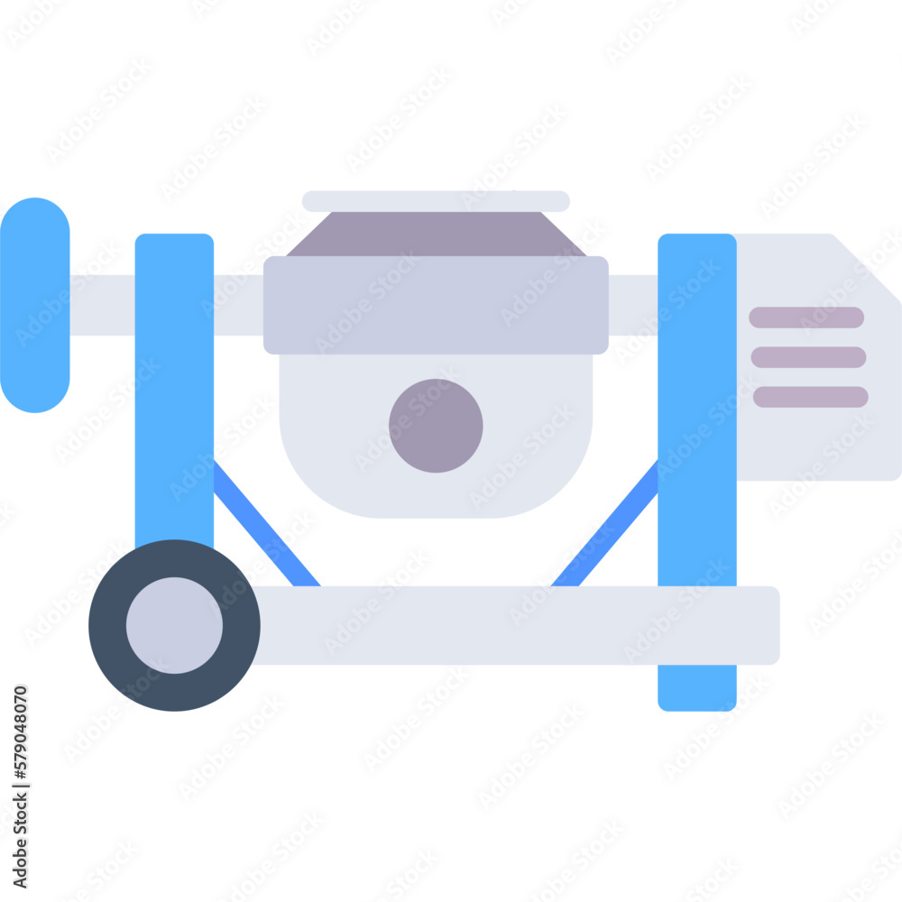 Concrete Mixer Icon Concrete Mixer Icon