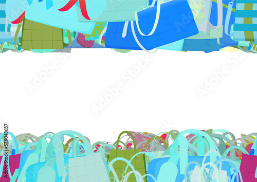Background pattern abstract design texture. Horizontal seamless stripes. Border frame, transparent background. Theme is about wing, glamour, nature, business, Laptop Backpack, background