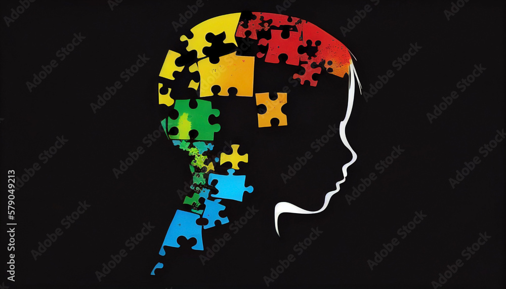 Child building his own self. Diversity: behavioral, emotional and psychological. Emotional Self Care abstract concept to avoid mental disorder. World mental health day. Ai generated. Child building his own self. Diversity: behavioral, emotional and psychological. Emotional Self Care abstract concept to avoid mental disorder. World mental health day. Ai generated.