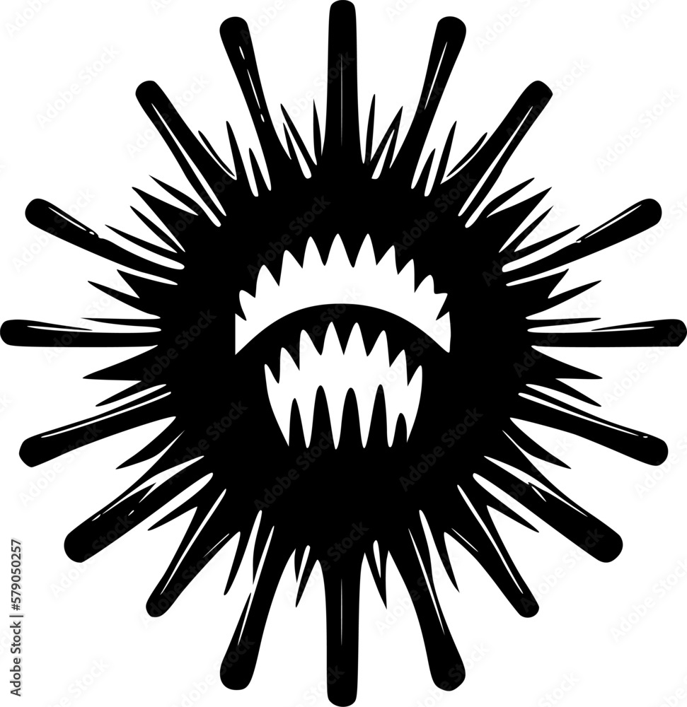 Fototapeta premium Virus | Minimalist and Simple Silhouette - Vector illustration