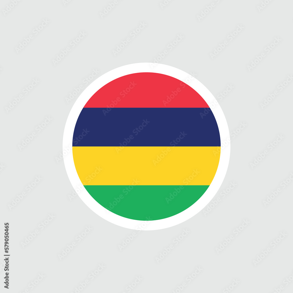 Flag of Mauritius. Mauritius colored striped flag. State symbol of the Republic of Mauritius. Flag of Mauritius. Mauritius colored striped flag. State symbol of the Republic of Mauritius.