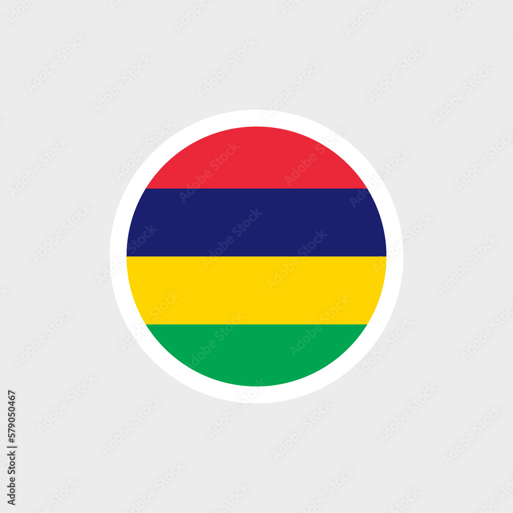 Flag of Mauritius. Mauritius colored striped flag. State symbol of the Republic of Mauritius. Flag of Mauritius. Mauritius colored striped flag. State symbol of the Republic of Mauritius.