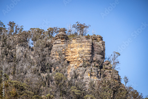 By the Three Sisters, Echo Point, Katoomba, Blue Mountains, News South Wales, Australia photo