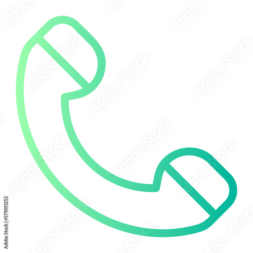 phone call gradient icon