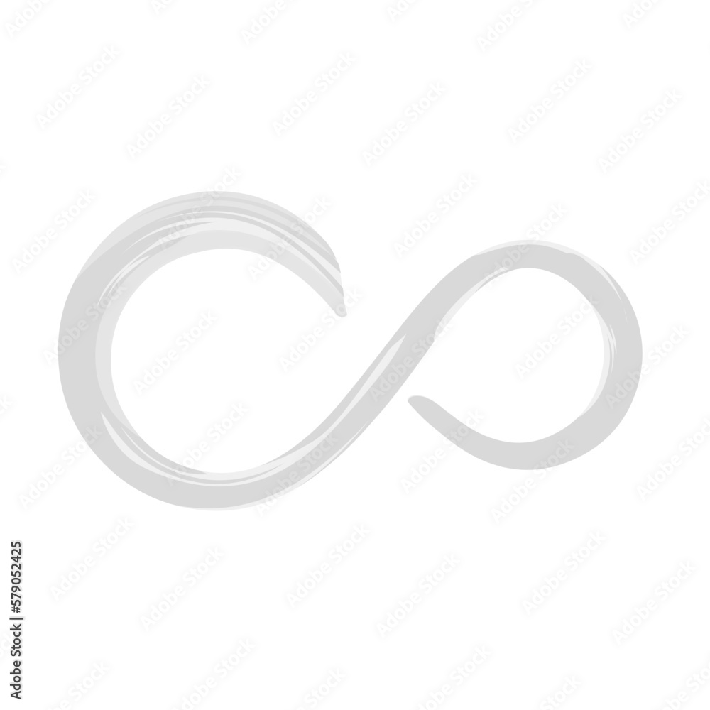 infinity artistic brush stroke vector illustration infinity artistic brush stroke vector illustration