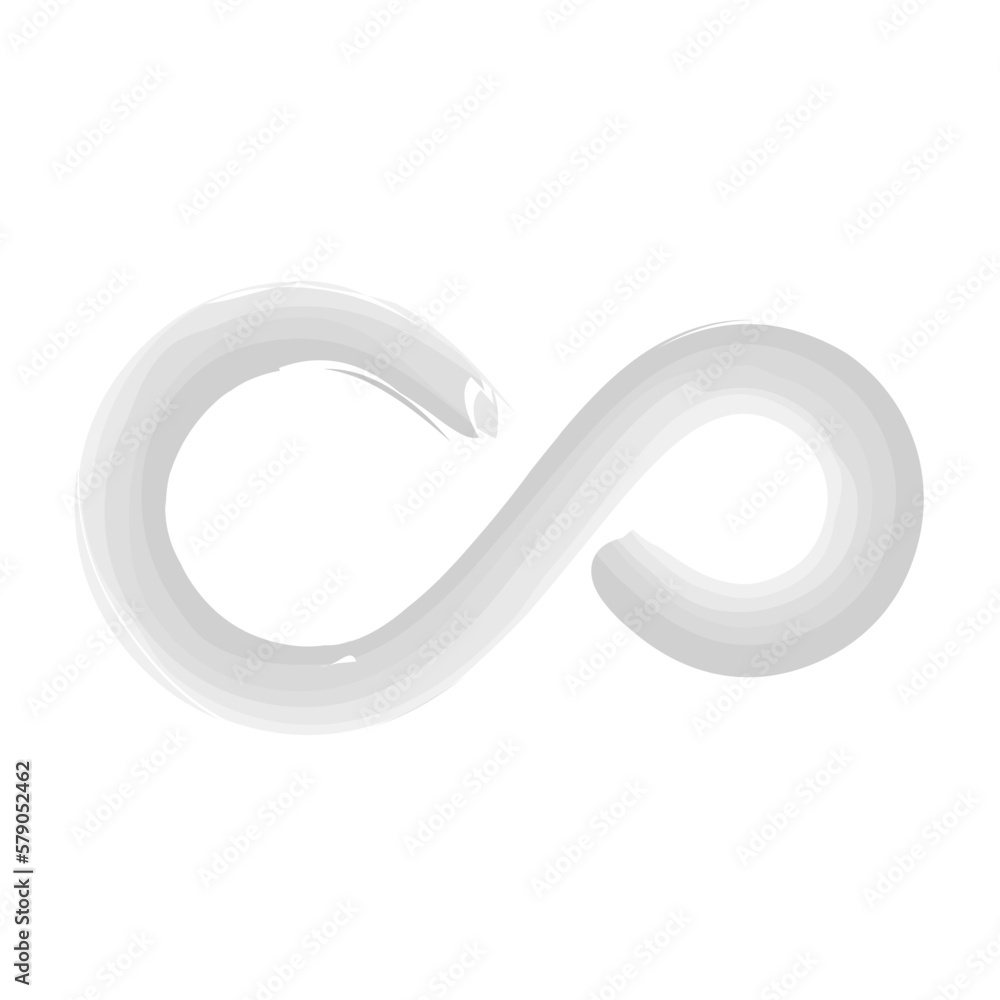 infinity artistic brush stroke vector illustration infinity artistic brush stroke vector illustration