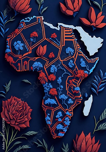 illustration  world day of africa  generated  with ai