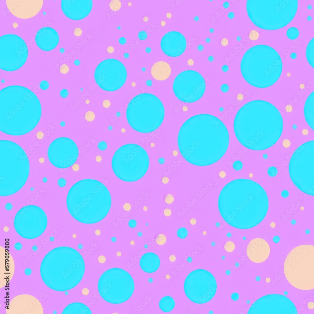 Abstract seamless background with dots, pattern with a pastel color palette, generative ai Abstract seamless background with dots, pattern with a pastel color palette, generative ai