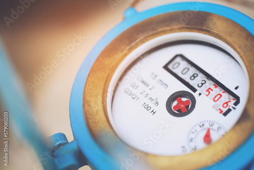 Water meters are used to record the amount of water consumption.
