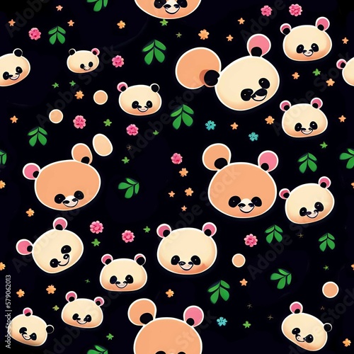 Seamless Texture Bears 4K
